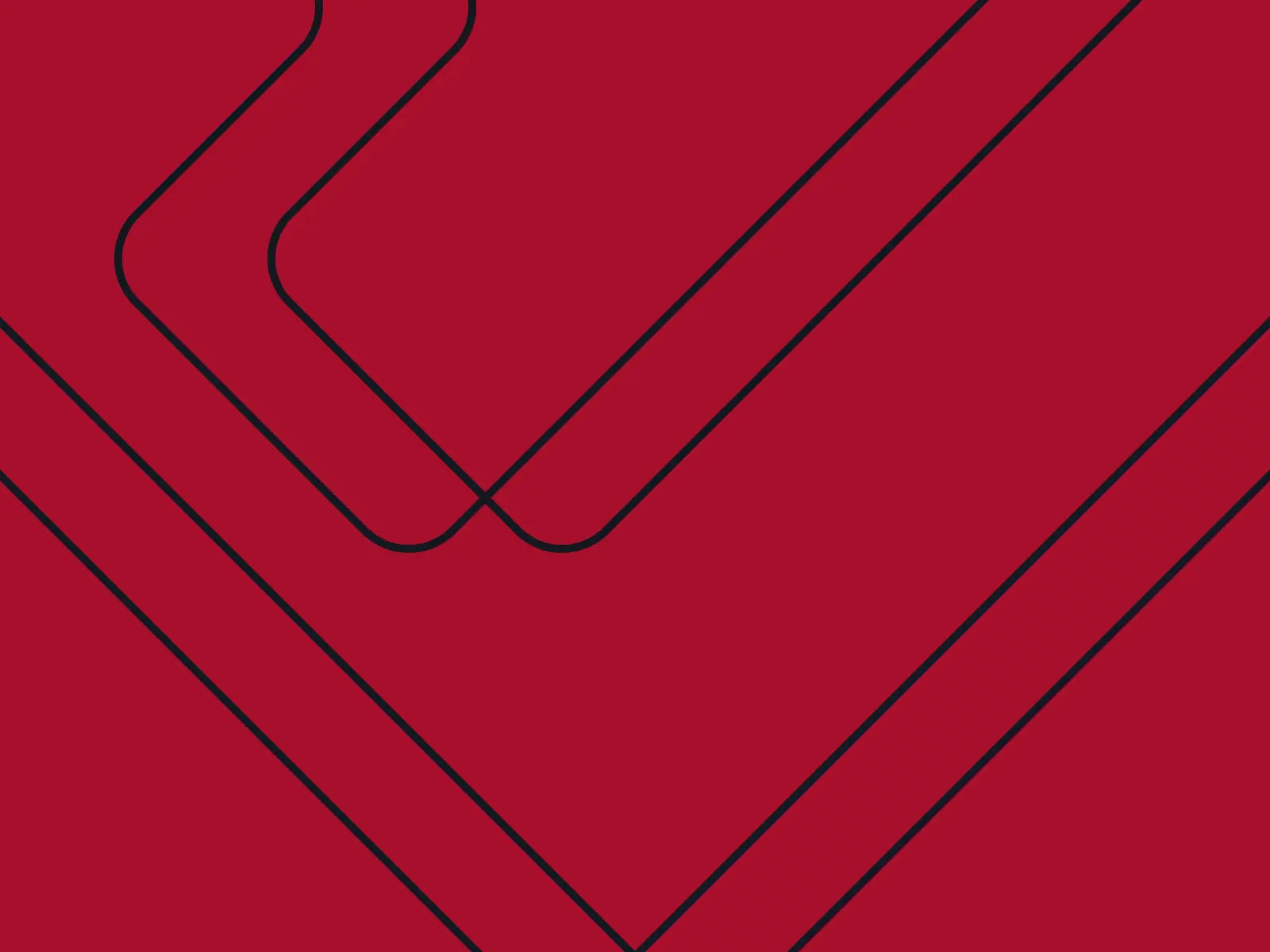 Jonah Visser´s brand element on a red background